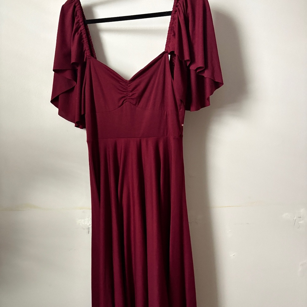 Red dress